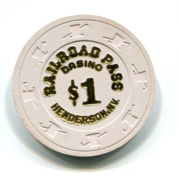 Railroad Pass Hotel & Casino Henderson, NV $1 Gaming Chip (b744) - Picture 1 of 1
